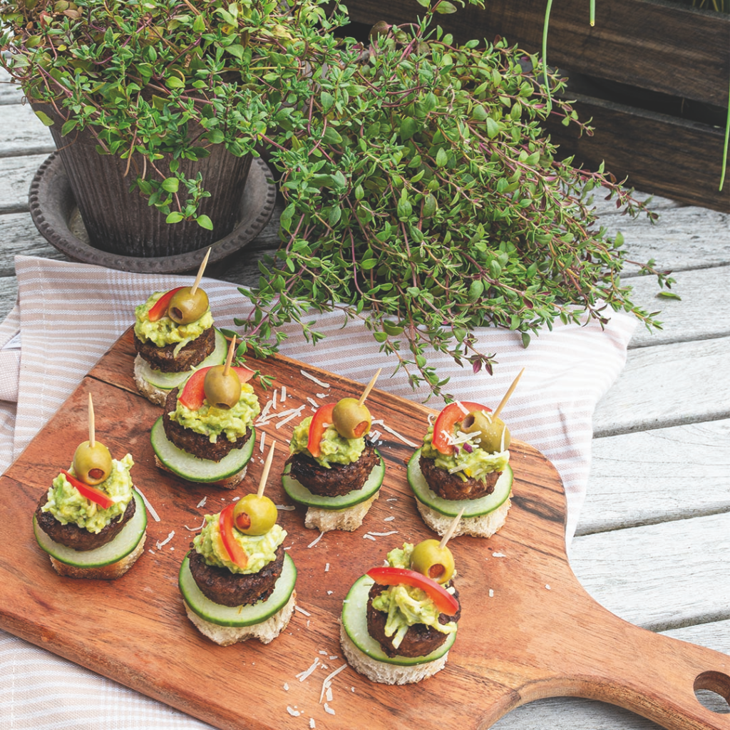 Snittar med tapasburgare